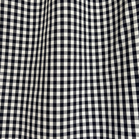 Women’s Blue/White Checkered Handmade Long Modest Skirt - Picture 3 of 6